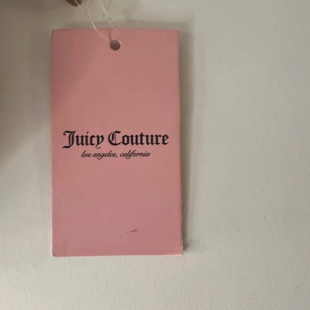 Womens Juicy Couture‎ Royal Couture Mini Wristlet Purse Liquorice Color NWT